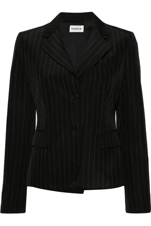 P.A.R.O.S.H. American-vent pinstriped blazer