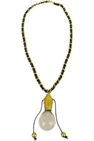 CHANEL 1994 Light Bulb gold-plated necklace