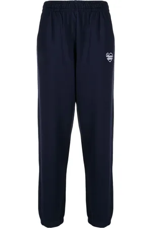 Chocoolate Logo-embroidered cotton track pants