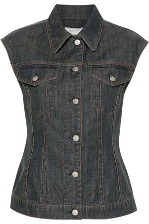 Fabiana Filippi Button-up denim gilet
