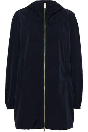 Fabiana Filippi Crinkled hooded parka coat