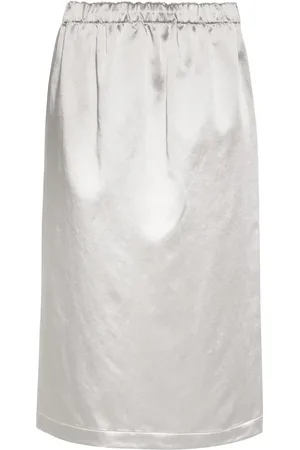 Fabiana Filippi Duchesse satin skirt