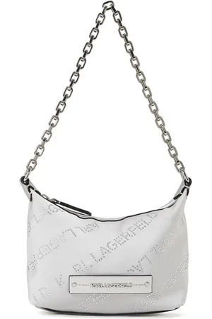 Karl Lagerfeld Mini Essential crystal-embellished shoulder bag