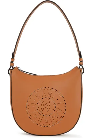 Karl Lagerfeld K/Circle perforated-logo shoulder bag
