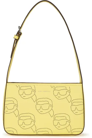 Karl Lagerfeld Ikon perforated leather shoulder bag