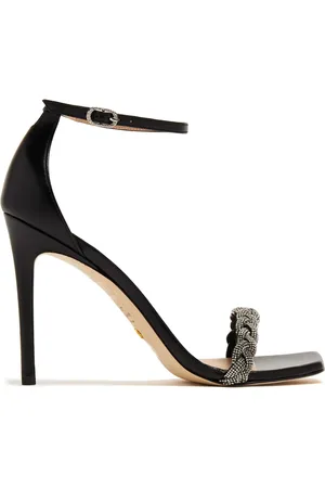 Stuart Weitzman Nudistcurve 100mm leather sandals