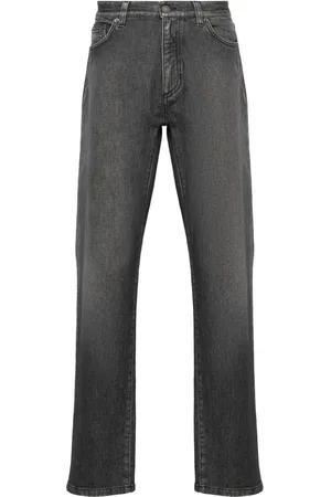 Ermenegildo Zegna Logo-patch slim-cut jeans