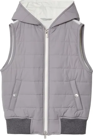 Brunello Cucinelli Zip-front quilted gilet