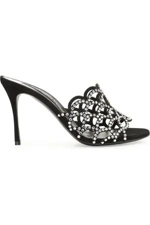 Sergio Rossi SR Mermaid 90mm leather mules