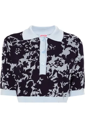 Kenzo Flower Camo polo top