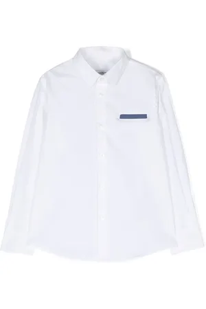 Paolo Pecora Faux-pocket poplin shirt
