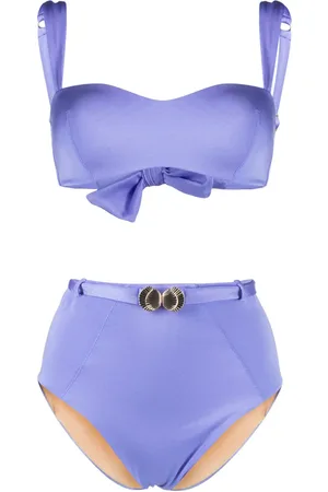 Noire Swimwear Seashell bandeau bikini set