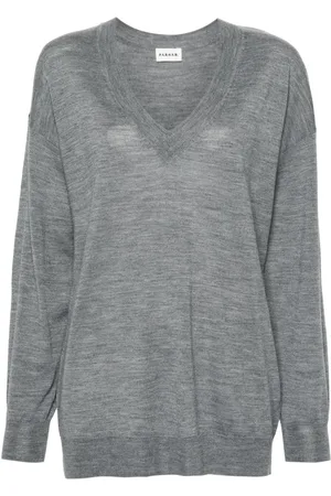 P.A.R.O.S.H. V-neck fine-knit jumper