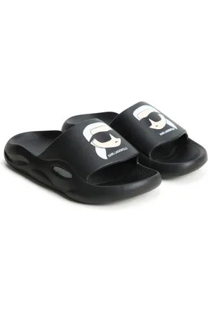 Karl Lagerfeld Aqua Ikonik Karl-print slides