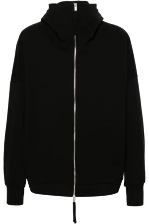 THOM KROM Drop-shoulder cotton hoodie