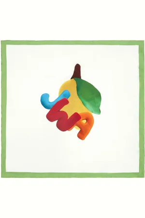 J.W.Anderson Graphic-print silk scarf