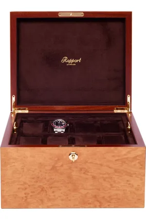 Rapport London Heritage wood 16-watch box