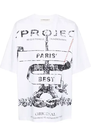 Y / PROJECT Logo-printed cotton T-shirt