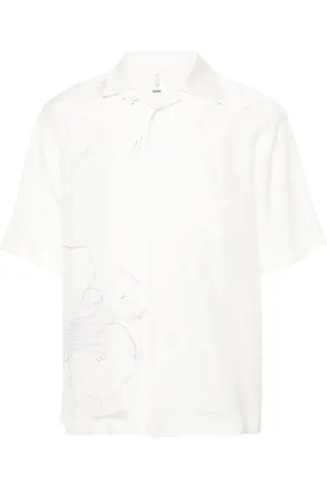 OAMC Sketch-print short-sleeve shirt