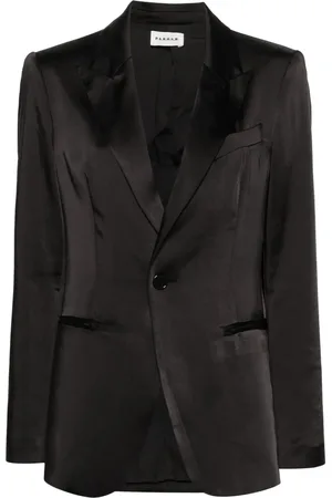 P.A.R.O.S.H. Dragon-embroidered satin blazer
