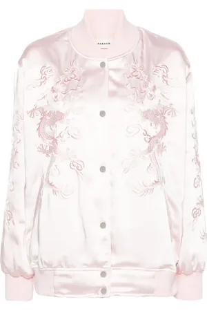 P.A.R.O.S.H. Dragon-embroidered twill jacket