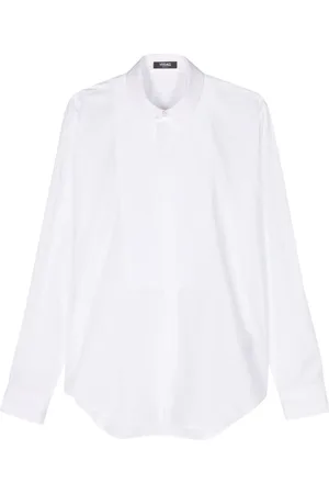 VERSACE Panelled cotton shirt