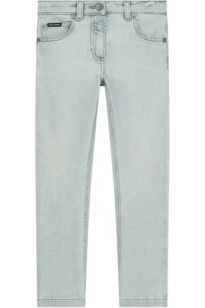 Dolce & Gabbana Slim-leg cotton-blend jeans