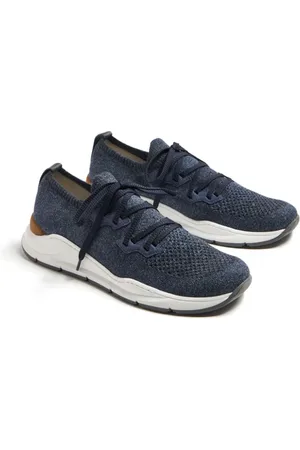 Brunello Cucinelli Knitted lace-up sneakers