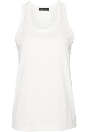Fabiana Filippi Panelled cotton tank top