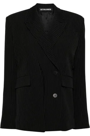 OTTOLINGER Signature Split Pinstripe blazer