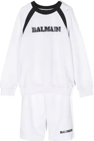 Balmain Logo-print shorts set