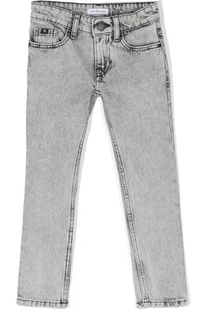 Calvin Klein Mid-rise slim-cut jeans