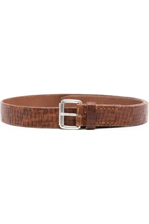 OUR LEGACY Textured leather belt