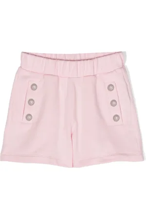Balmain Elasticated cotton shorts