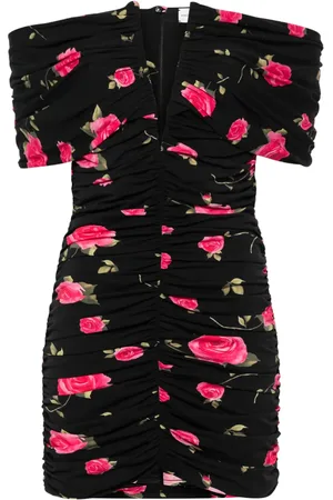 MAGDA BUTRYM V-neck ruched dress