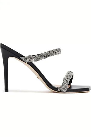Stuart Weitzman Addison 100mm leather sandals