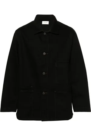 LEMAIRE Straight-collar cotton shirt jacket