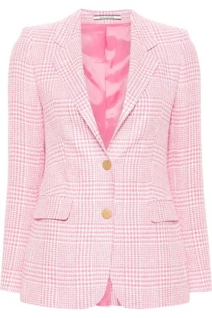 TAGLIATORE Tartan single-breasted blazer