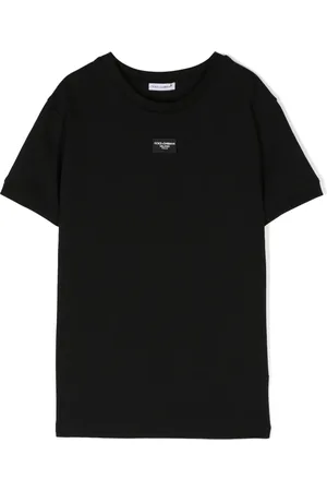 Dolce & Gabbana Logo-patch cotton T-shirt