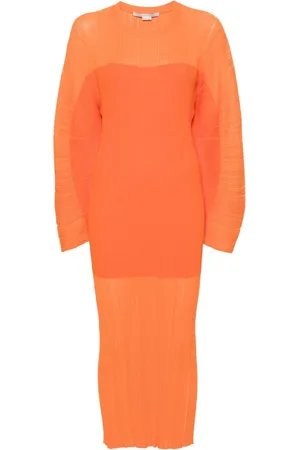 Stella McCartney Fine ribbed midi dress