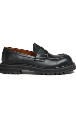 Marni Penny-slot leather loafers
