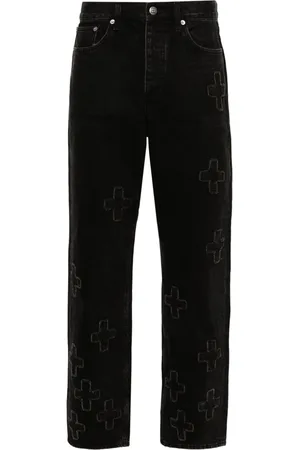 KSUBI Anti K Kraftwork mid-rise straight-leg jeans