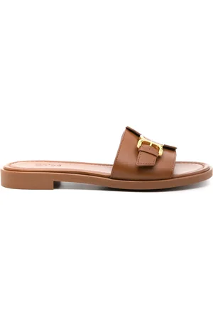 Chloé Marcie leather slides