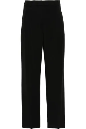 Patrizia Pepe Pleat-detail straight-leg trousers
