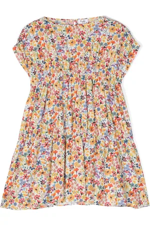 Il gufo Floral-print dress