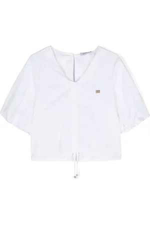 Pinko Half-sleeve poplin blouse