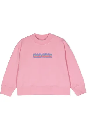 Palm Angels Logo-print cotton sweatshirt