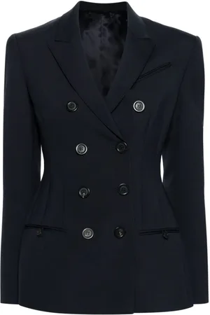 Serafini Peak-lapels double-breasted blazer