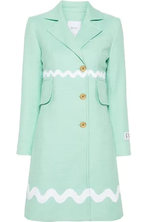 Patou Wave tweed coat
