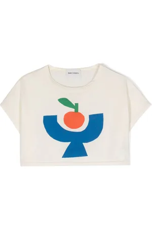 Bobo Choses Tomato Plate cropped T-shirt